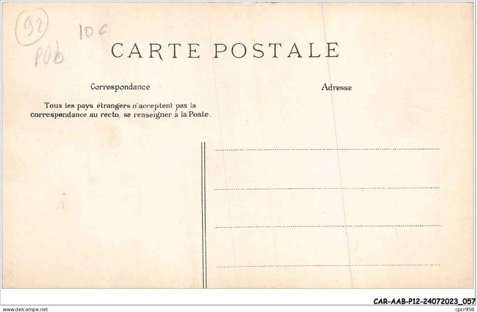 CAR-AABP12-92-0934 - SURESNES - Rue Emile Zola - Publicite Chocolat-Vinay - ELD - Suresnes