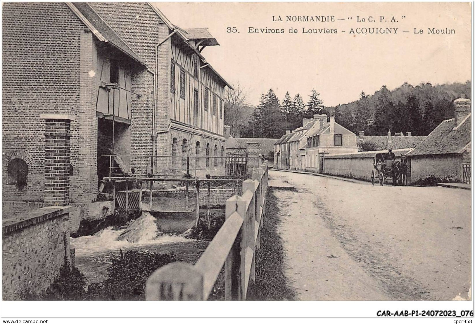 CAR-AABP1-27-0039 - ACQUIGNY - ENVIRONS DE LOUVIERS - Le Moulin  - Acquigny