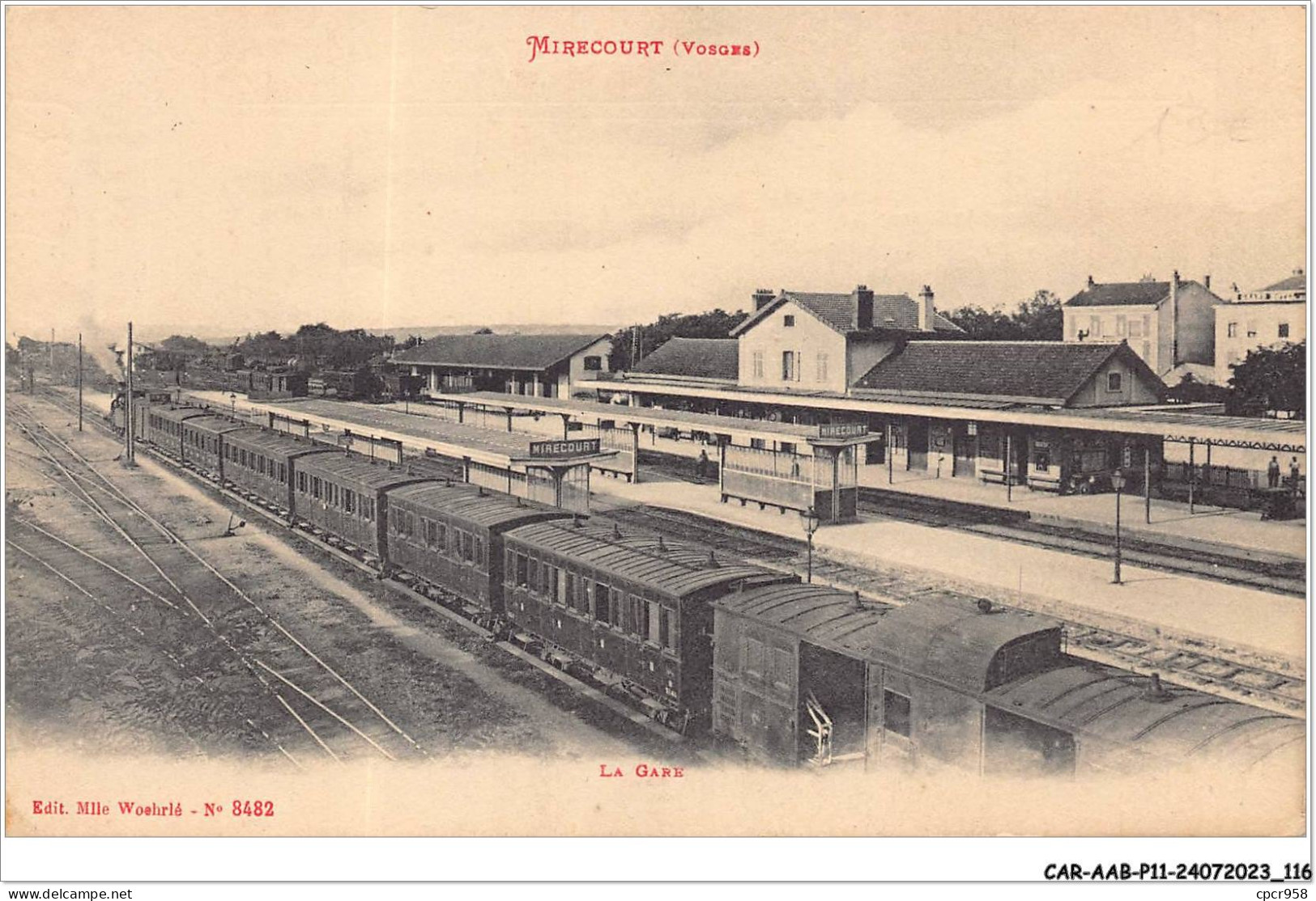 CAR-AABP11-88-0879 - MIRECOURT - La Gare - Train - Mirecourt