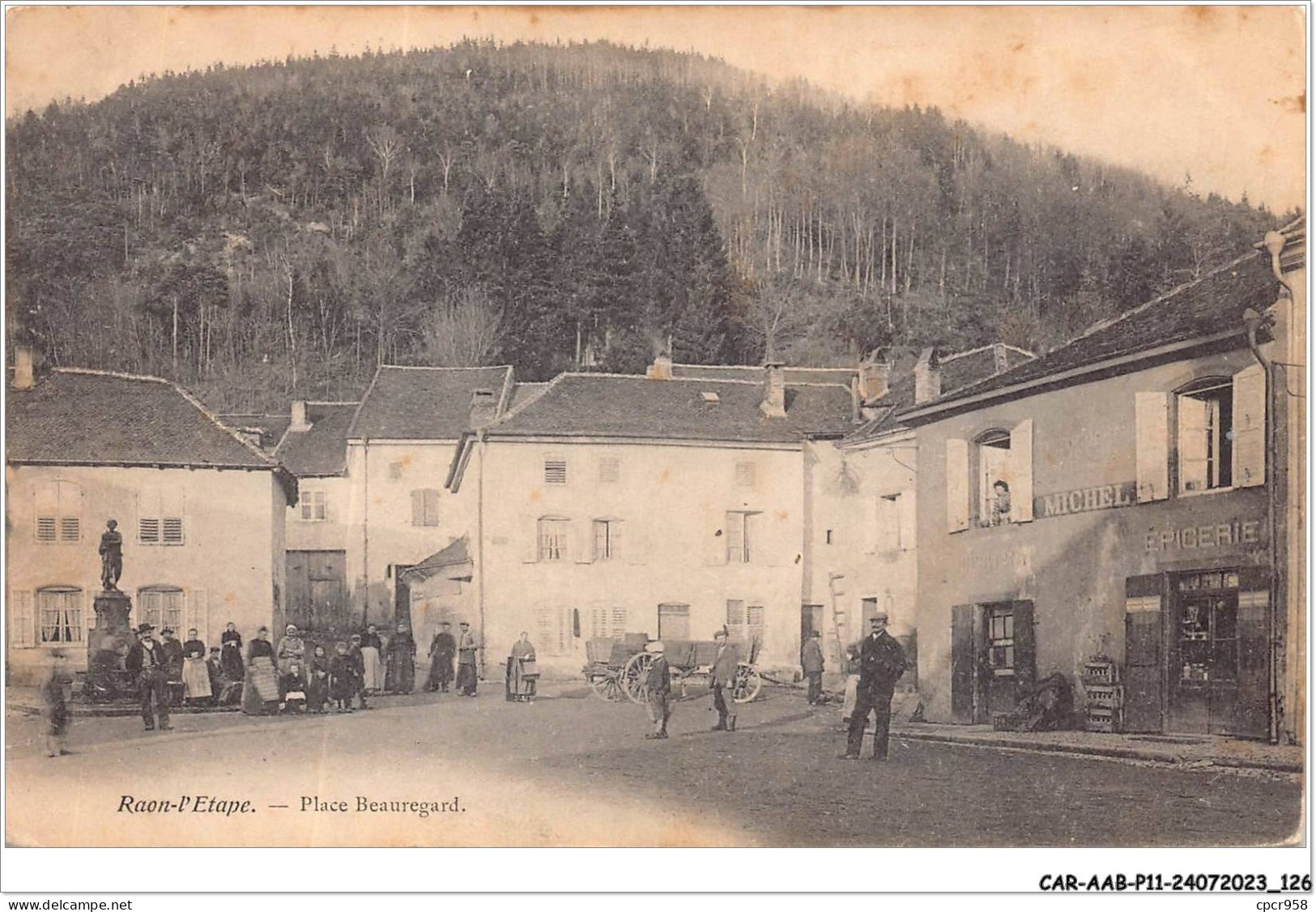 CAR-AABP11-88-0884 - RAON-L'ETAPE - Place Beauregard - Raon L'Etape