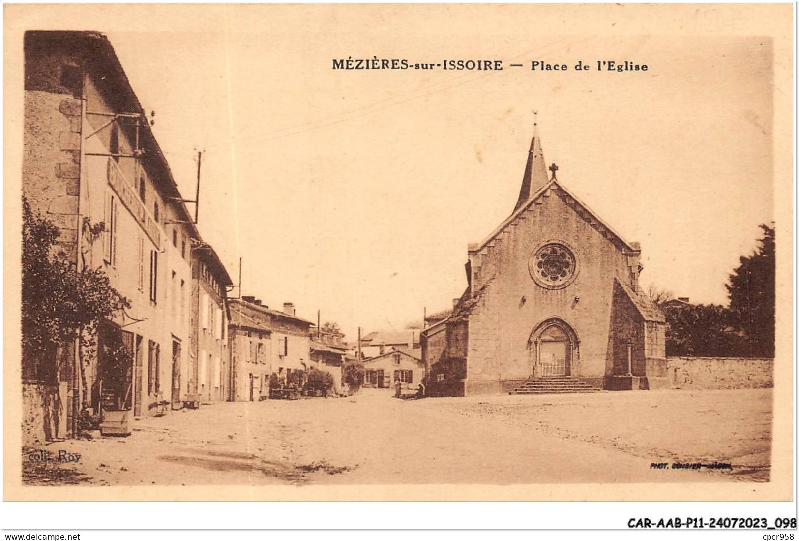 CAR-AABP11-87-0870 - MEZIERES-SUR-ISSOIRE - Place De L'église - Meziere Sur Issoire