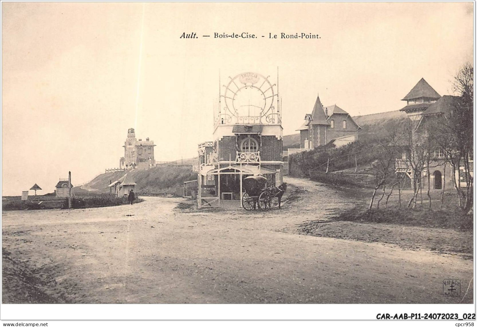 CAR-AABP11-80-0832 - AULT - Bois-de-cise - Le Rond-point - Ault