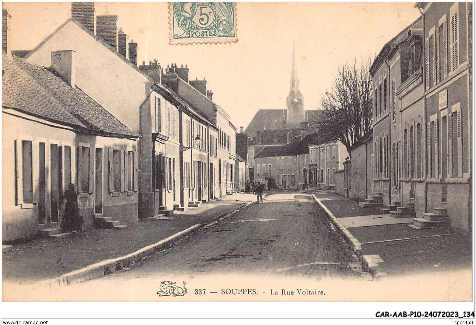 CAR-AABP10-77-0797 - SOUPPES - La Rue Voltaire - Souppes Sur Loing