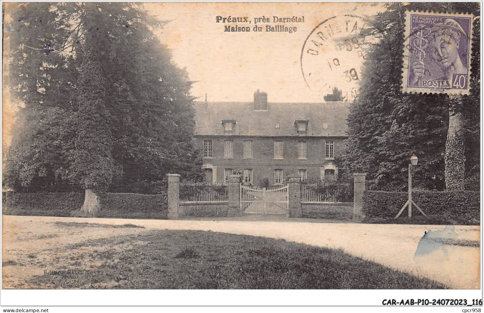 CAR-AABP10-76-0788 - PREAUX, Près DARNETAL - Maison Du Bailliage - Darnétal