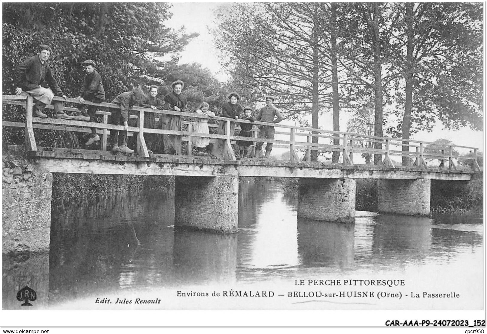 CAR-AAAP9-61-0684 - Environs De Remalard - BELLOU-sur-HUISNE - La Passerelle - Remalard