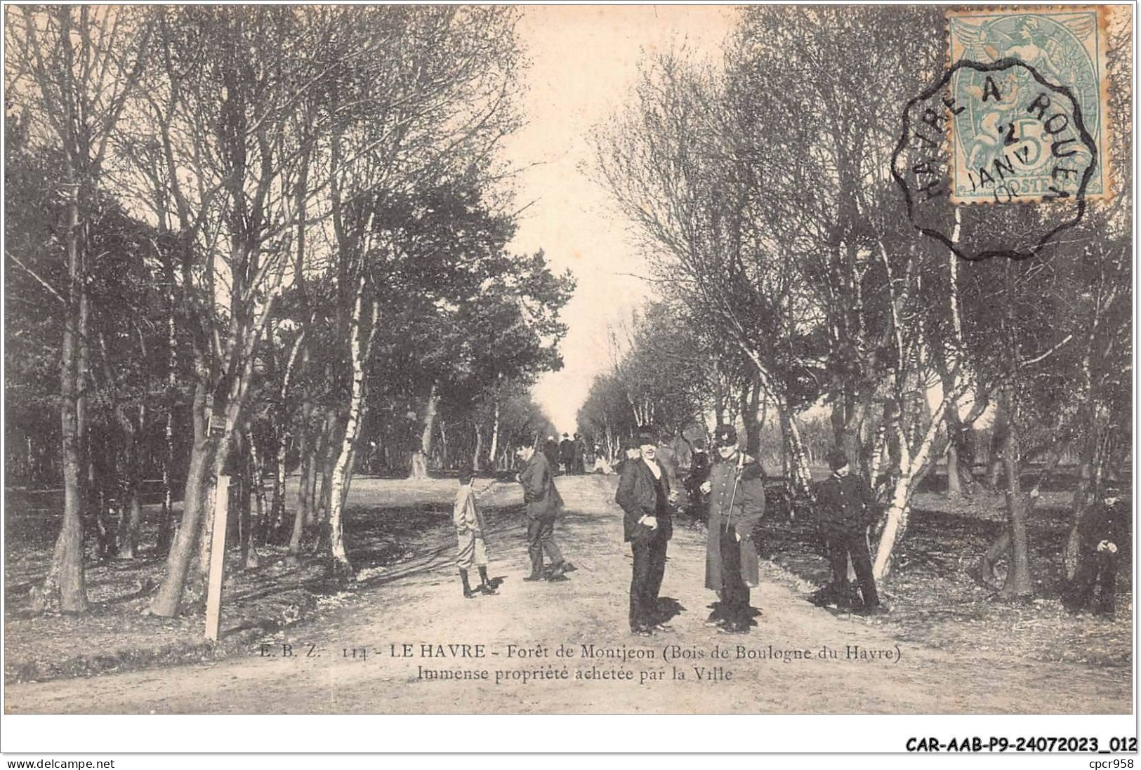 CAR-AABP9-76-0654 - LE HAVRE - Forêt De Montjeon - Immense Propriété Achetée Par La Ville - Forêt De Montgeon