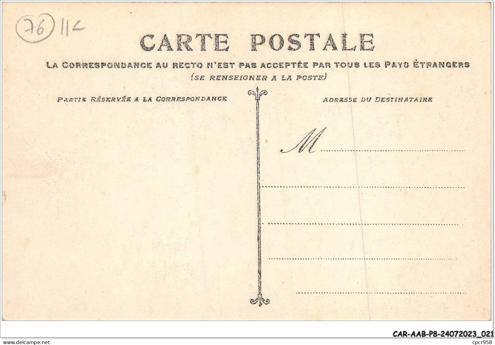 CAR-AABP8-76-0583 - ELBEUF - Ravages Causés Par L'orage Du 30 Juin 1908 - La Rue De L'hospice - Elbeuf