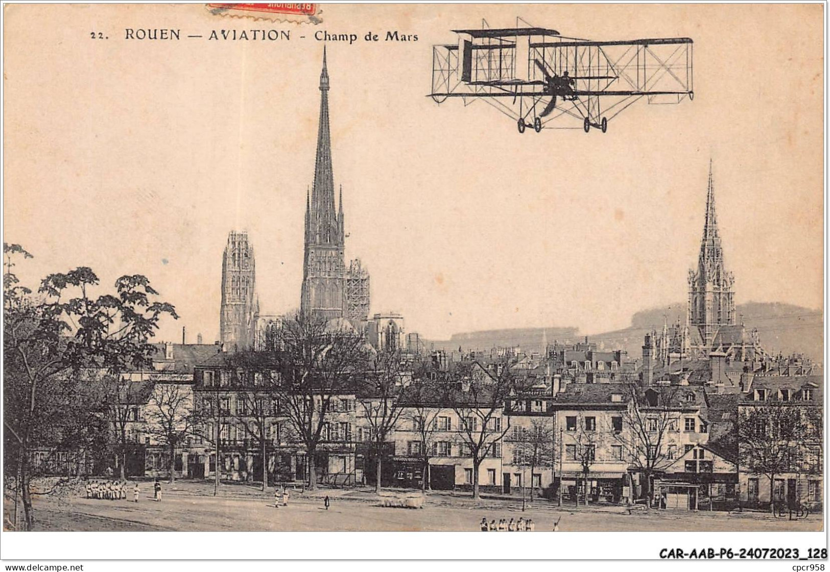 CAR-AABP6-76-0470 - ROUEN - Aviation - Champ De Mars - Rouen