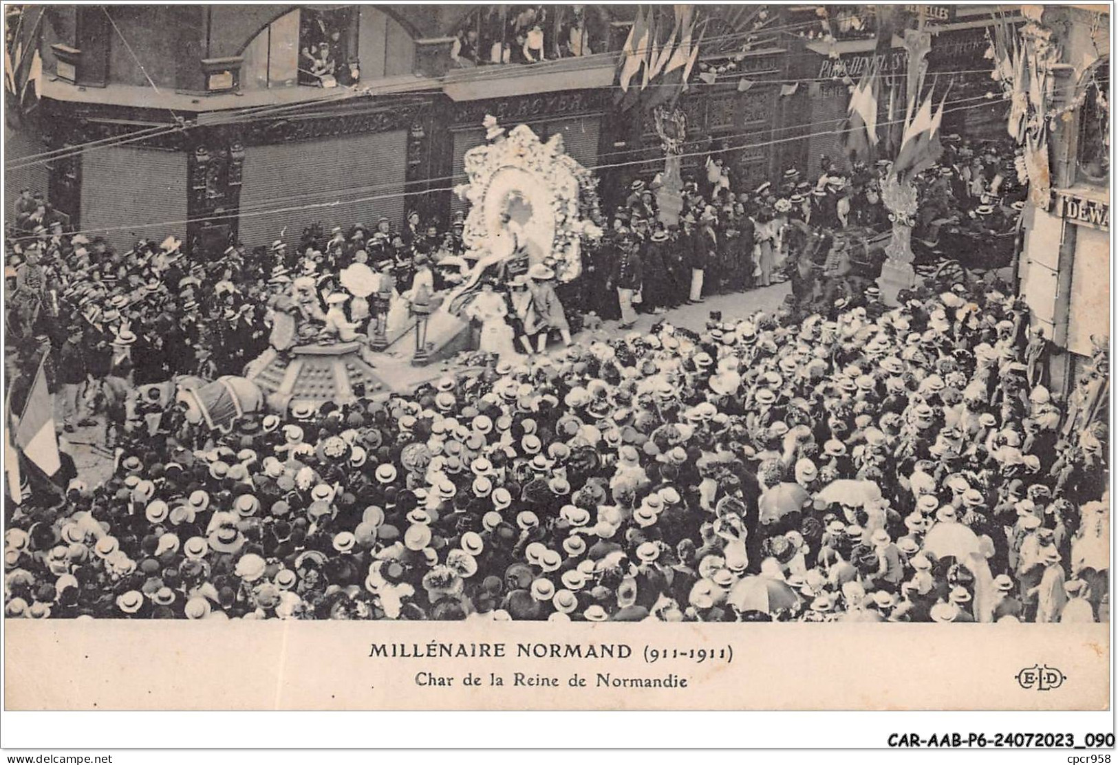 CAR-AABP6-76-0451 - ROUEN - Millenaire Normand - Char De La Reine De Normandie - ELD - Rouen