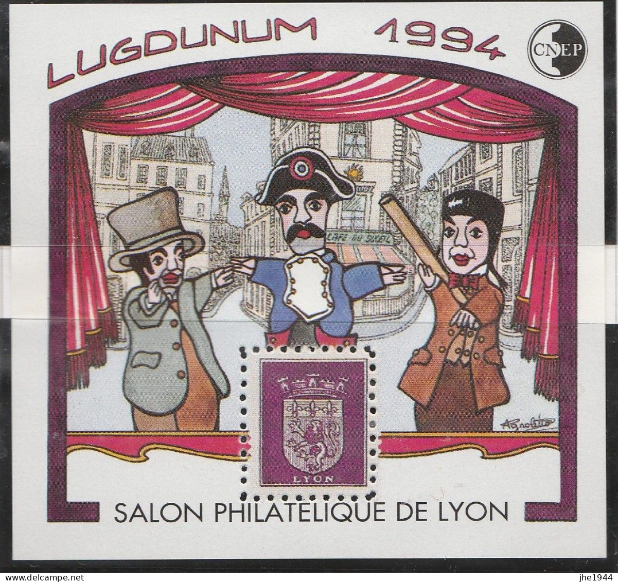 France CNEP N° 18 Salon Phil. De Lyon, Lugdunum Guignol - CNEP