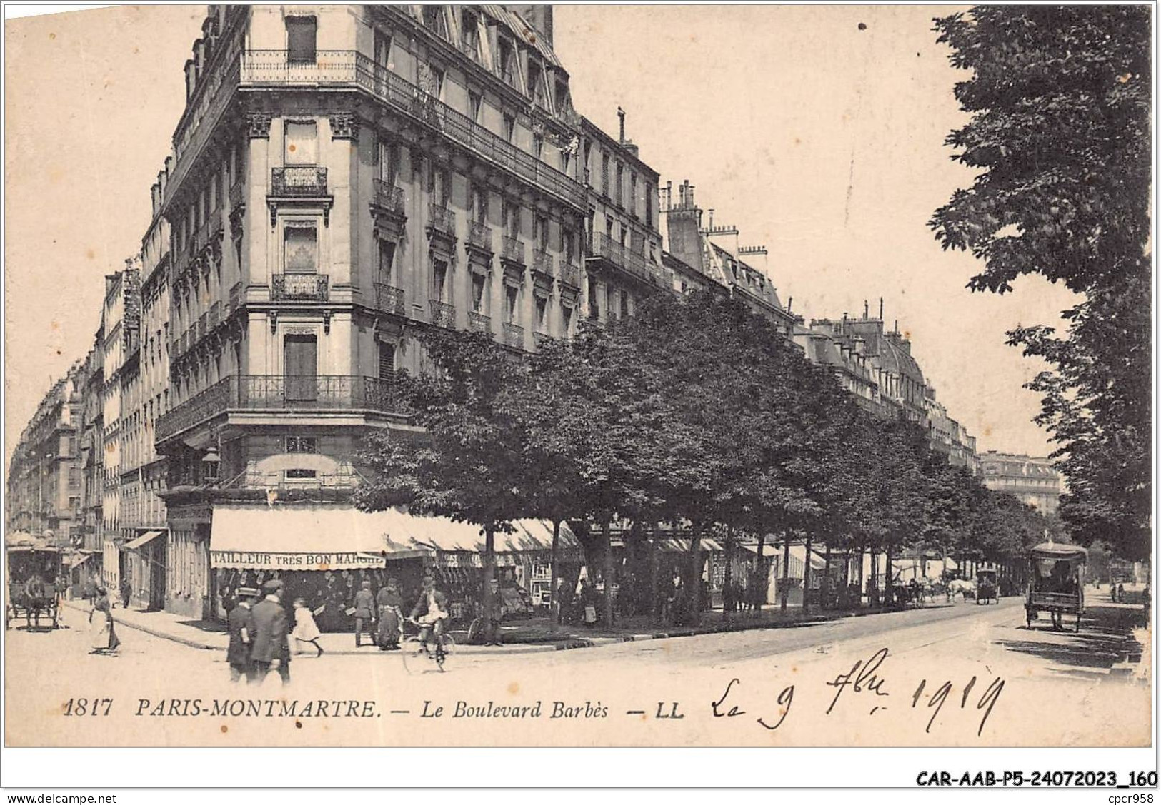 CAR-AABP5-75-0398 - PARIS XVIII - Montmartre - Le Boulevard Barbes - Tailleur - District 18