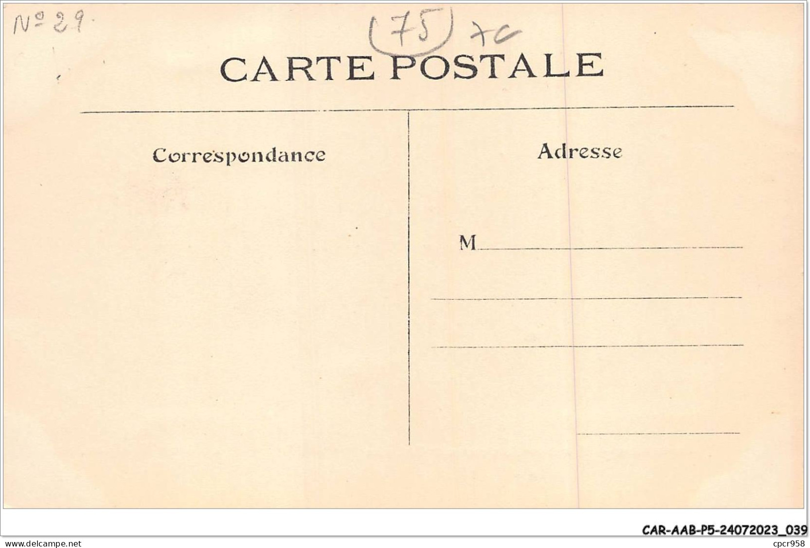 CAR-AABP5-75-0337 - PARIS - Le Charmeur  D'oiseaux Au Tuillerie - Plätze