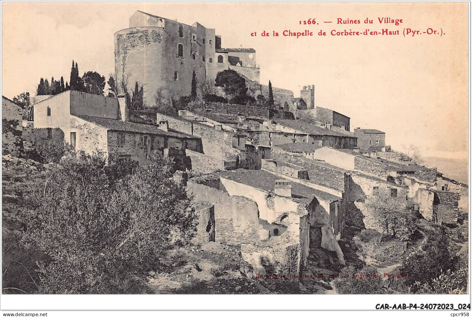 CAR-AABP4-66-0261 - Ruines Du Village Et  La Chapelle De CORBERE D'EN HAUT - Other & Unclassified