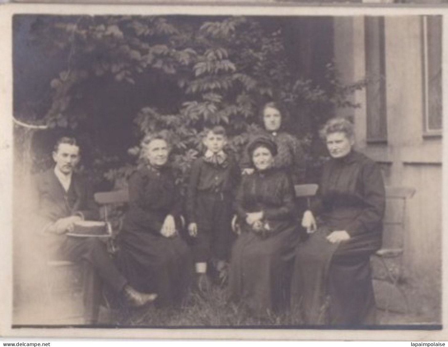 Carte Photo De Particulier Beau Groupe Familial   Réf 29984 - Anonymous Persons