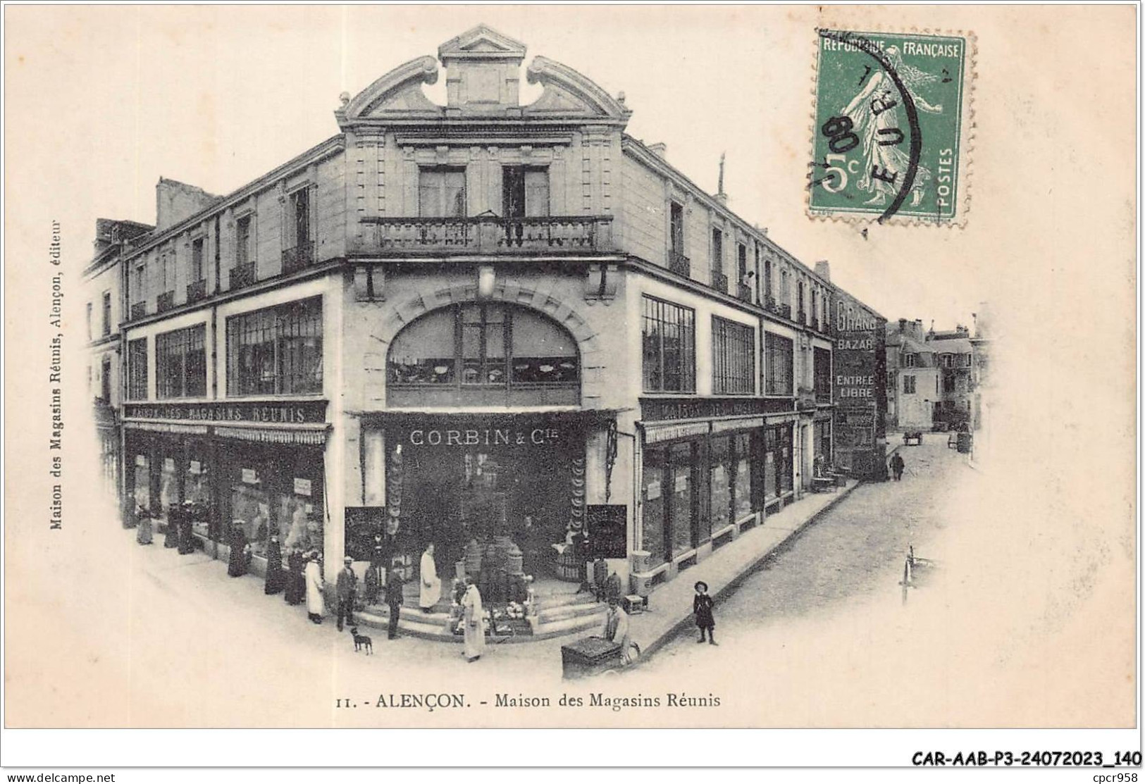 CAR-AABP3-61-0233 - ALENCON - Maison Des Magasins Réunis - Alencon