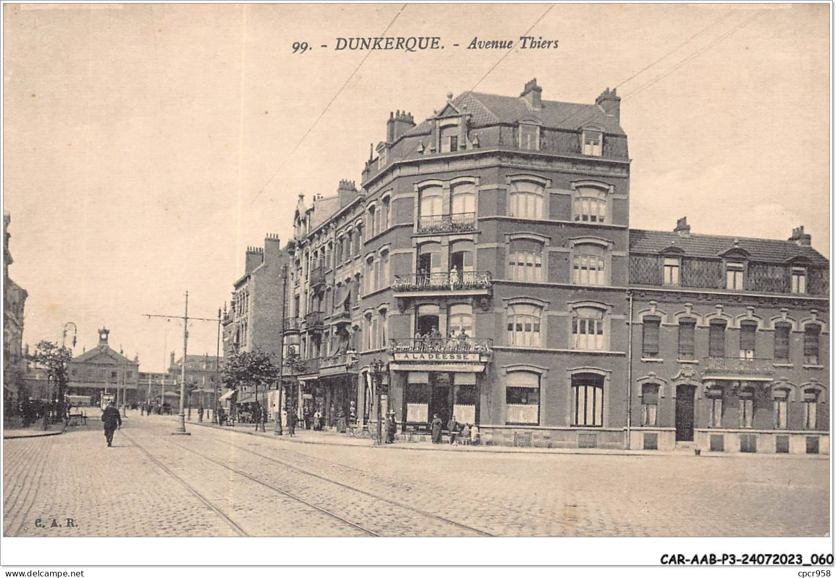 CAR-AABP3-59-0193 - DUNKERQUE - Avenue Thiers - Dunkerque