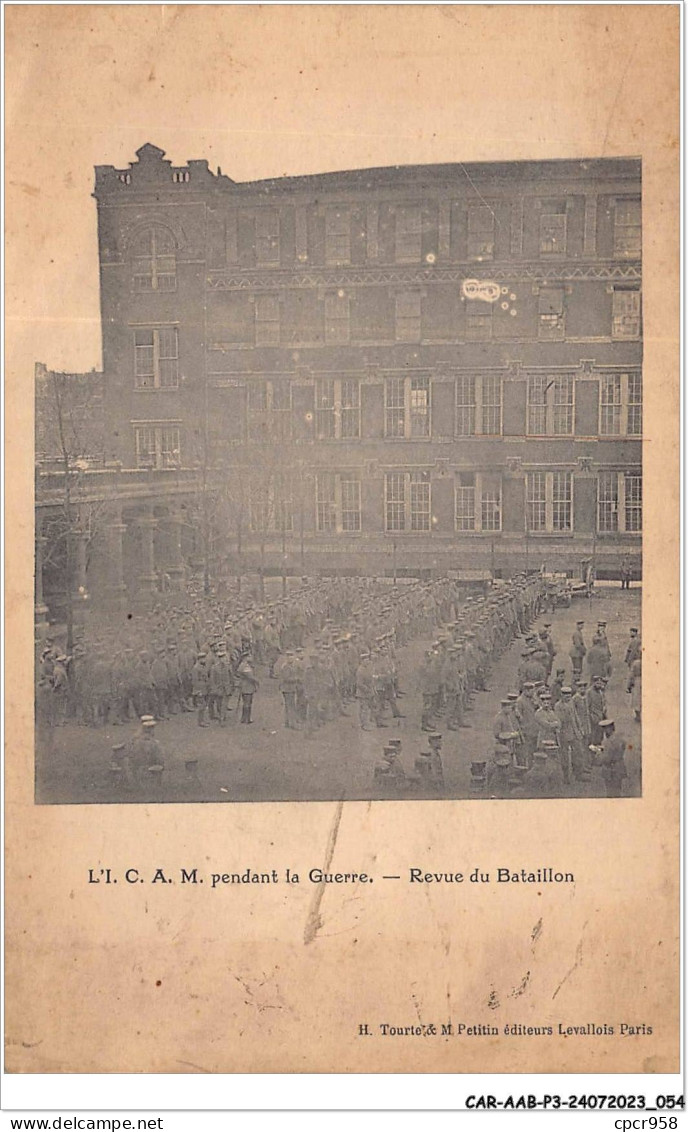 CAR-AABP3-59-0190 - LILLE - L'I.C.A.M. Pendant La Guerre - Revue De Bataillon - Lille