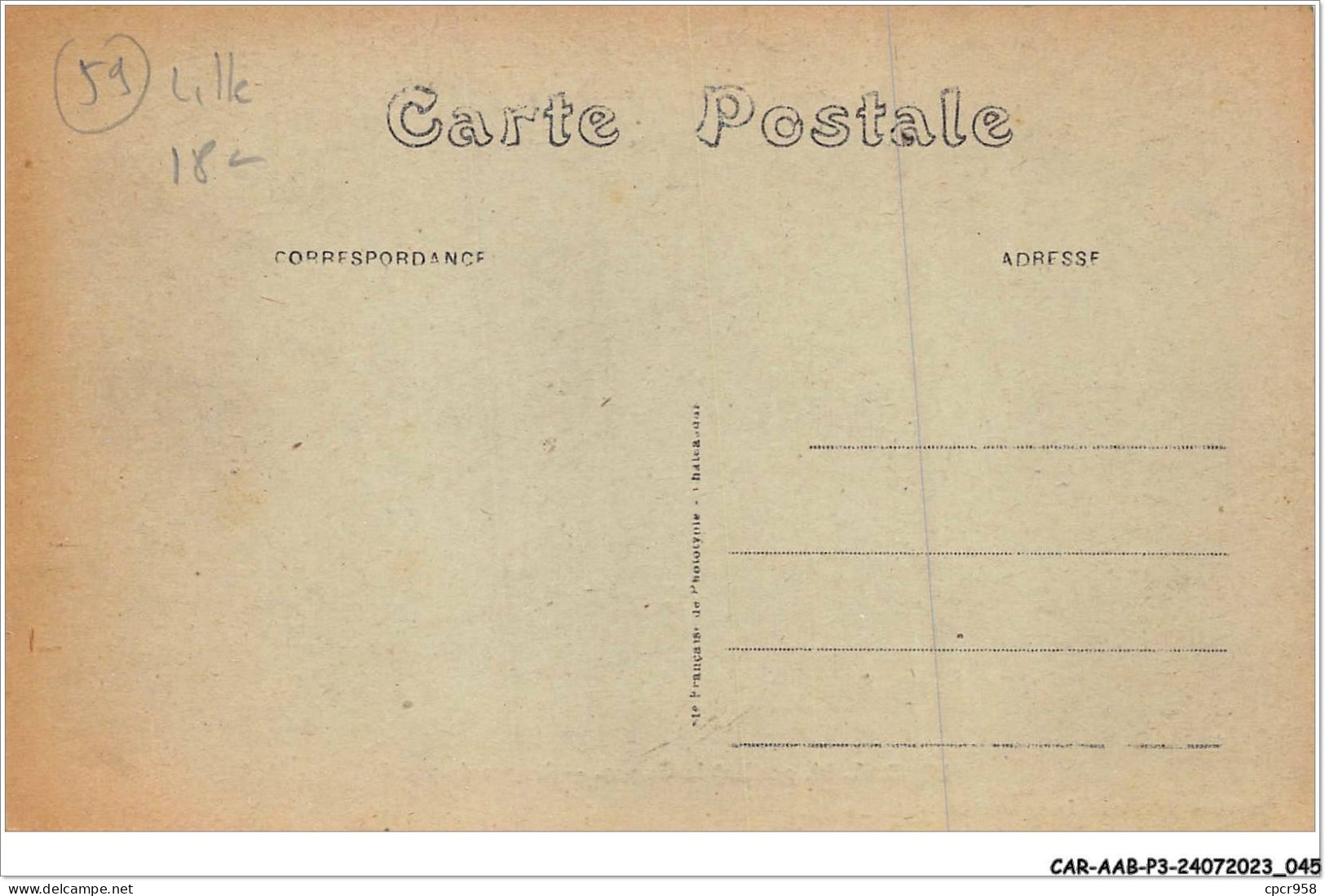 CAR-AABP3-59-0185 - LILLE - L'I.C.A.M. Pendant La Guerre - Le Pas De Parade - Lille