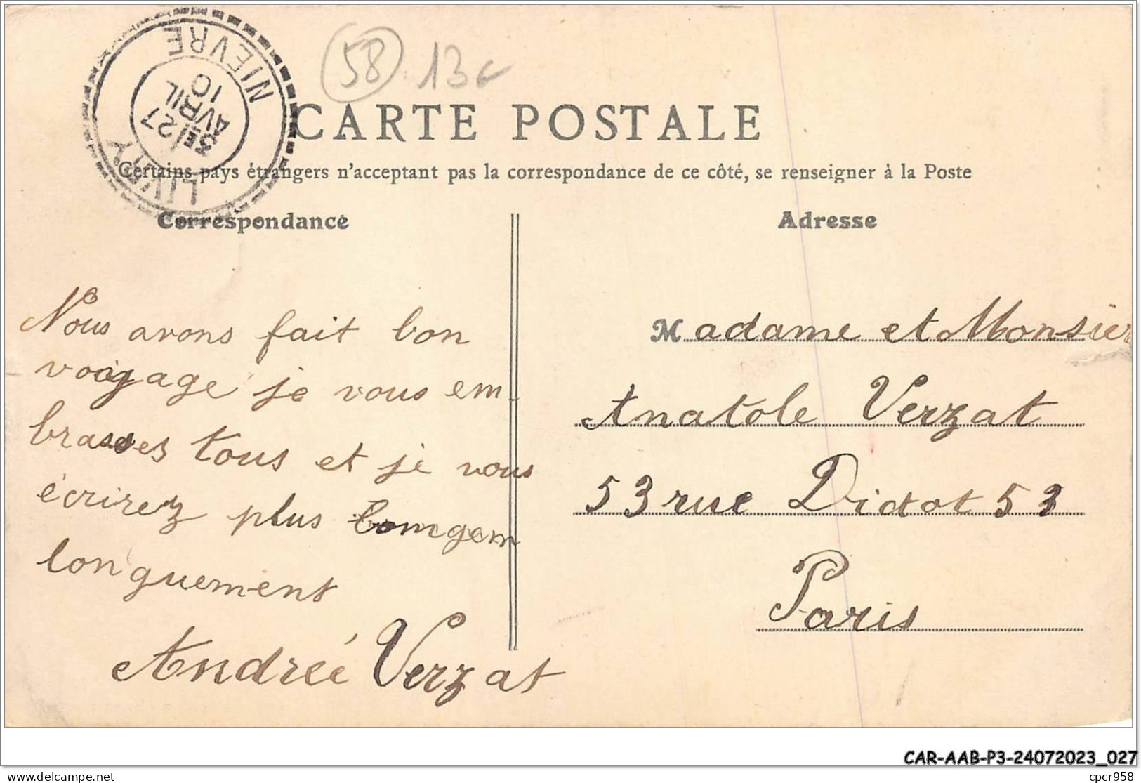 CAR-AABP3-58-0176 - LIVRY - Eglise Et Mairie - Other & Unclassified