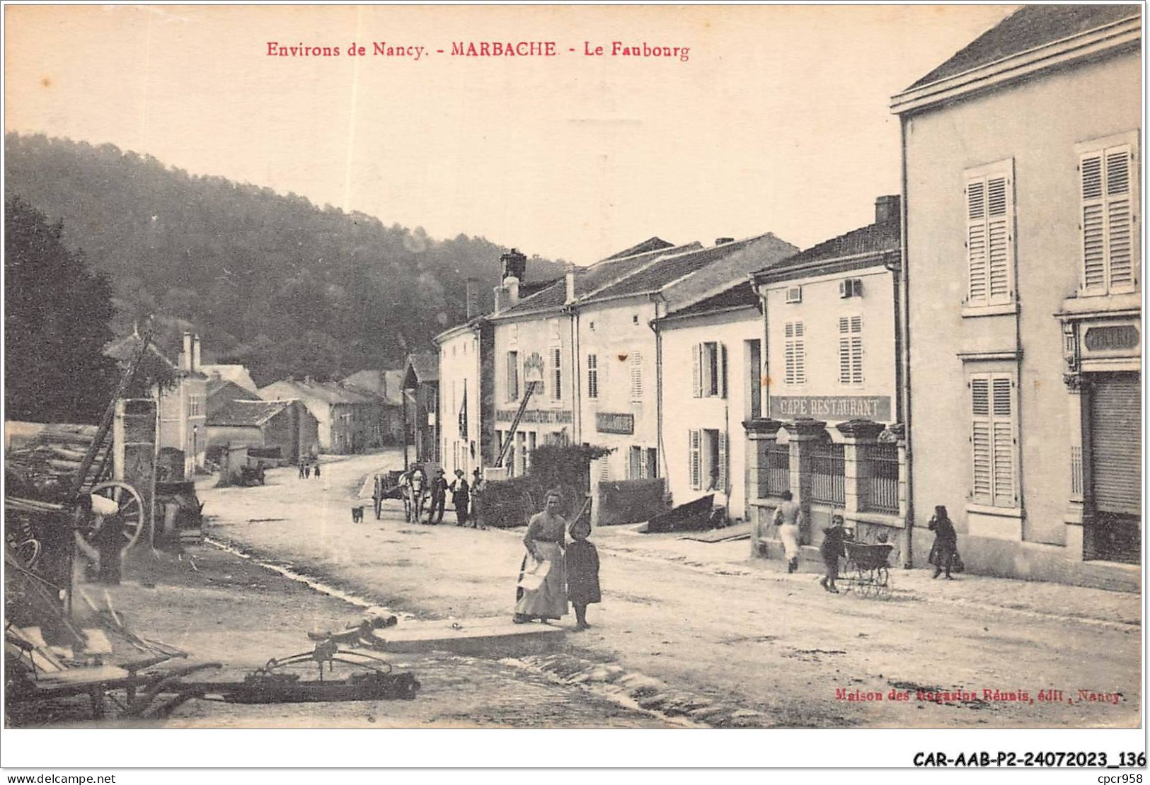 CAR-AABP2-54-0161 - Environs De NANCY - MARBACHE - Le Faubourg - Nancy