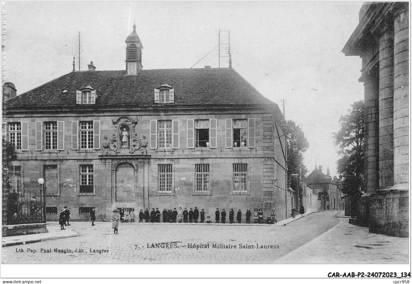 CAR-AABP2-52-0160 - LANGRES - Hopital Millitaire Saint Laurent  - Langres