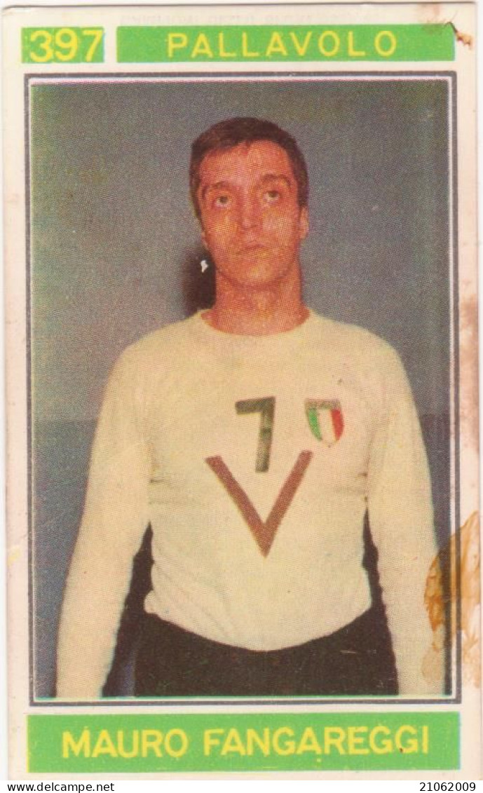 397 PALLAVOLO - MAURO FANGAREGGI - VALIDA - CAMPIONI DELLO SPORT 1967-68 PANINI STICKERS FIGURINE - Other & Unclassified
