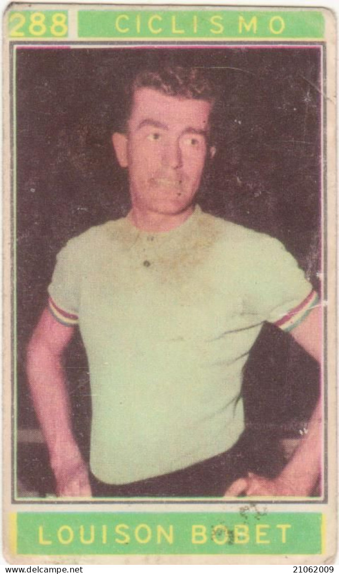 288 CICLISMO - LOUISON BOBET - VALIDA - CAMPIONI DELLO SPORT 1967-68 PANINI STICKERS FIGURINE - Cyclisme