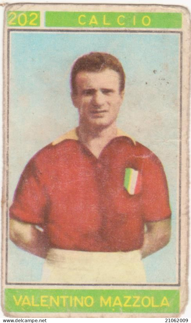 202 CALCIO - VALENTINO MAZZOLA - TORINO CALCIO - CAMPIONI DELLO SPORT 1967-68 PANINI STICKERS FIGURINE - Tarjetas