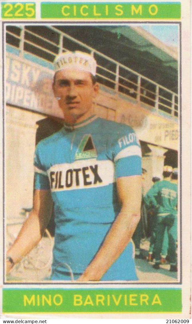 225 CICLISMO - MINO BARIVIERA - CAMPIONI DELLO SPORT 1967-68 PANINI STICKERS FIGURINE - Cycling