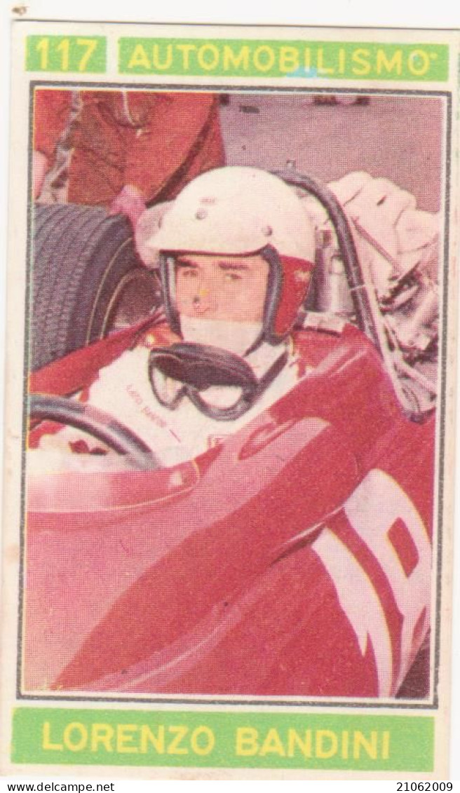 117 AUTOMOBILISMO - LORENZO BANDINI - CAMPIONI DELLO SPORT 1967-68 PANINI STICKERS FIGURINE - Automobile - F1