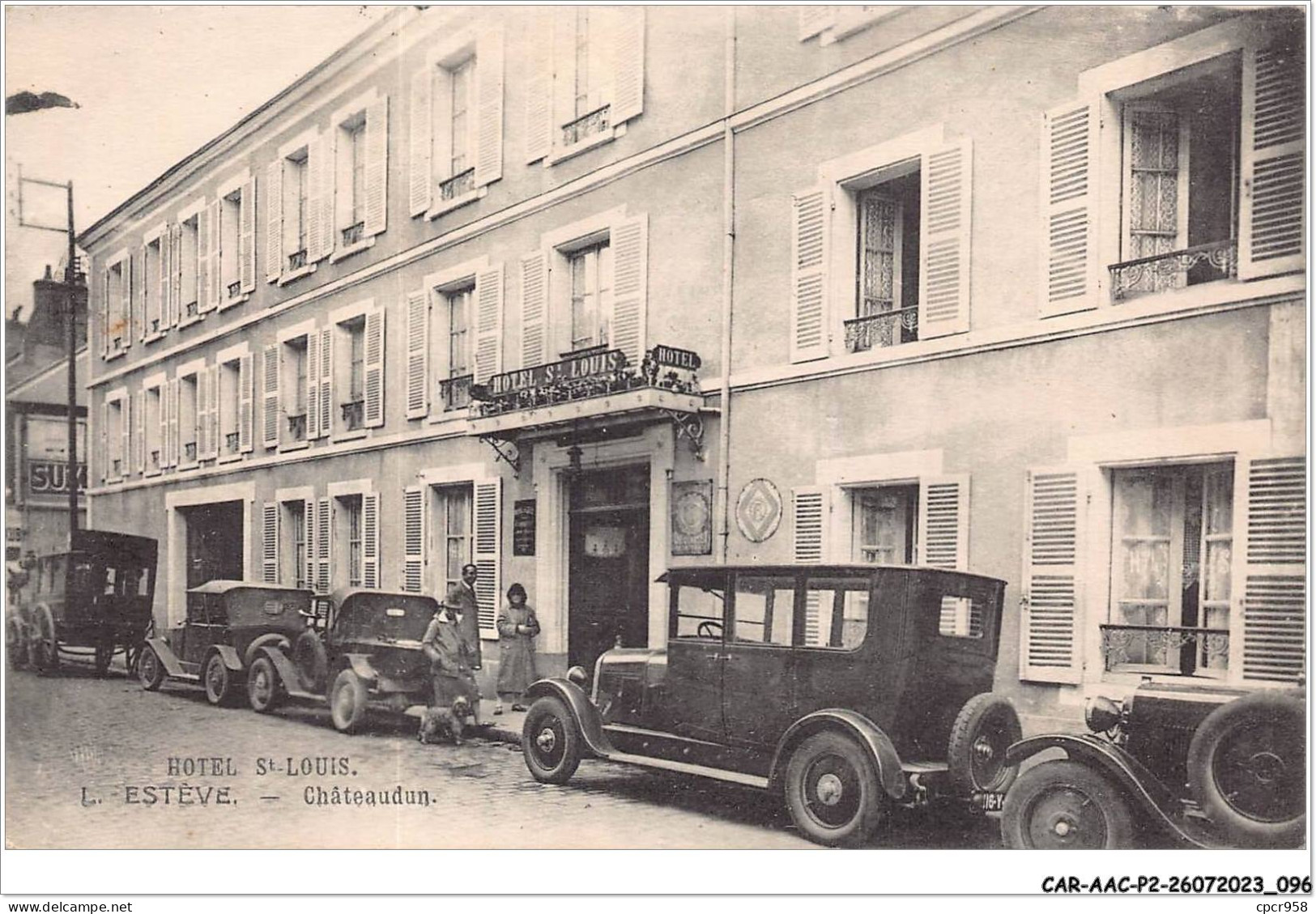 CAR-AACP2-28-0139 -  CHATEAUDUN - Hotel St-Louis L.Esteve - Chateaudun