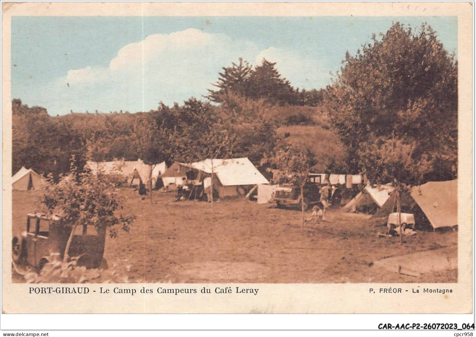 CAR-AACP2-28-0123 -  PORT-GIRAUD - Le Camp Des Campeurs Du Café Leray - Other & Unclassified