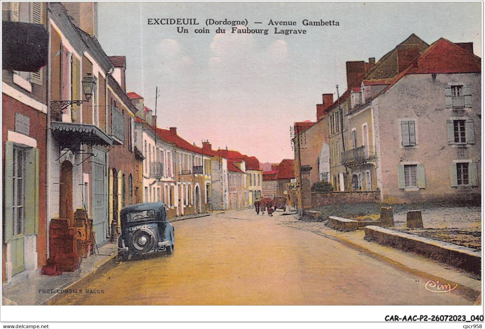 CAR-AACP2-24-0111 -  EXCIDEUIL - Avenue Gambetta - Un Coin Du Faubourg Lagrave - Other & Unclassified