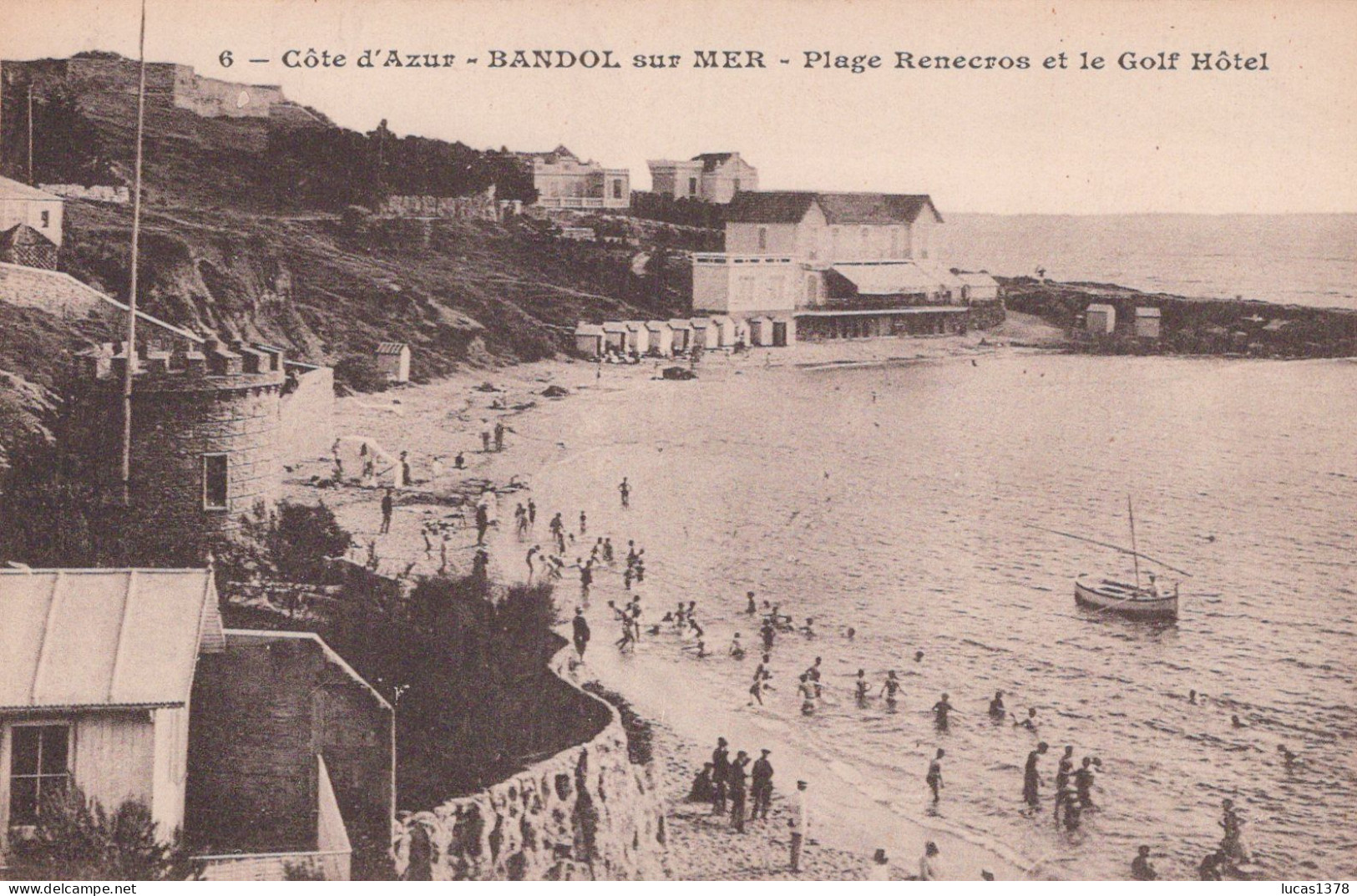 83 / BANDOL  / PLAGE RENECROS ET GOLF HOTEL - Bandol