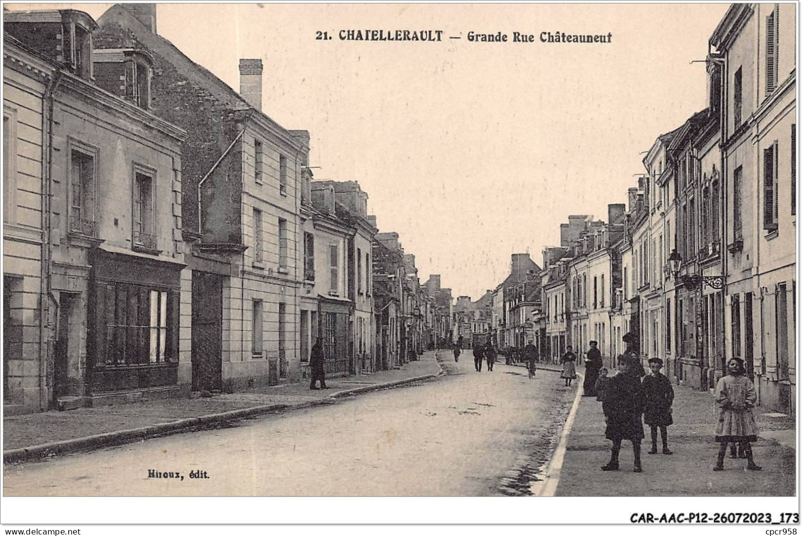 CAR-AACP12-86-1099 - CHATELLERAULT - Grande Rue De Chateauneuf - Chatellerault