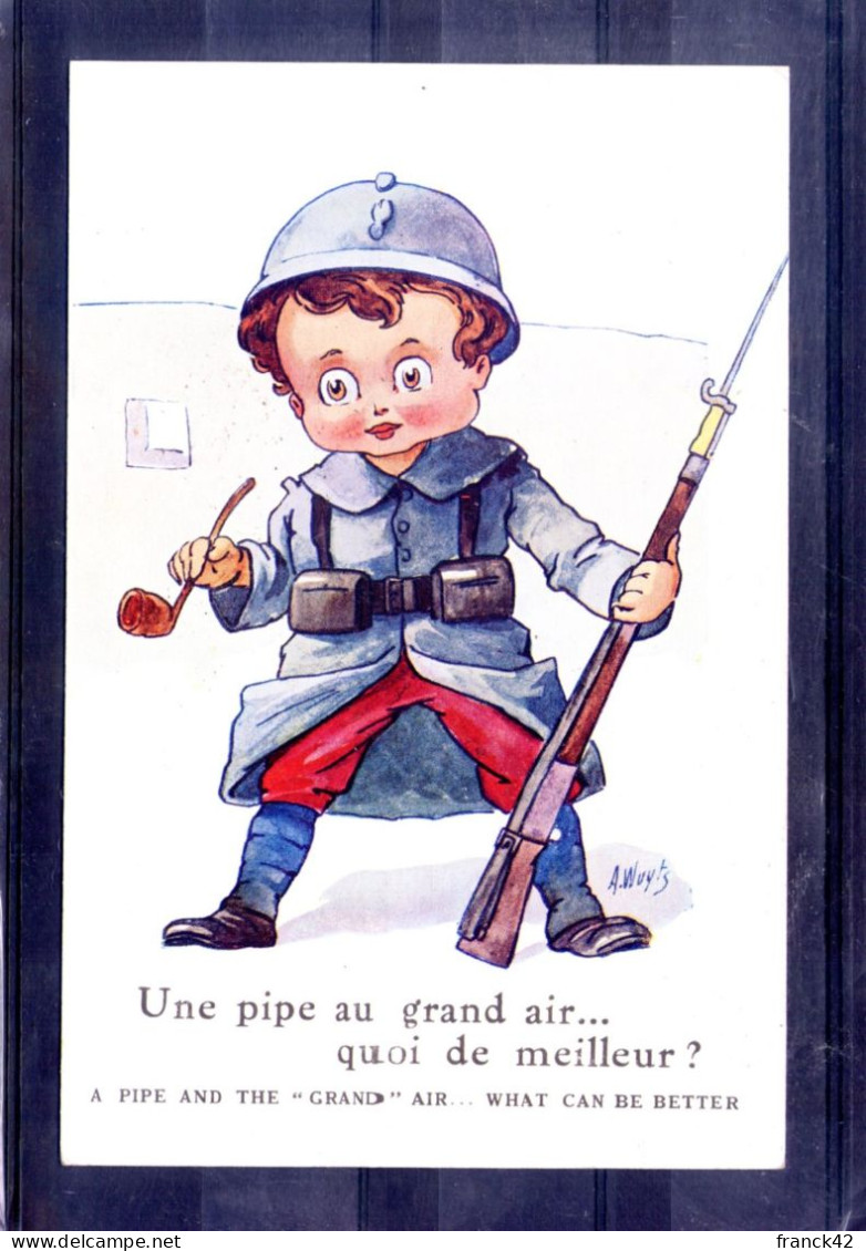 Carte Illustrée. A Wuyts. Une Pipe Au Grand Air... Quoi De Meilleur ? - Wuyts