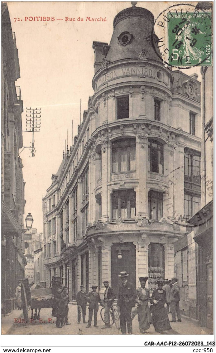 CAR-AACP12-86-1084 - POITIERS - Rue Du Marché - Poitiers