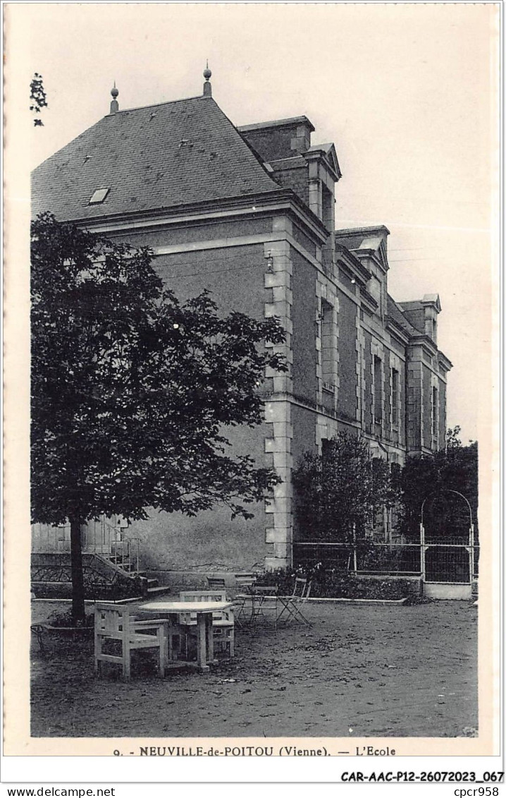 CAR-AACP12-86-1046 - NEUVILLE-EN-POITOU - L'ecole - Neuville En Poitou