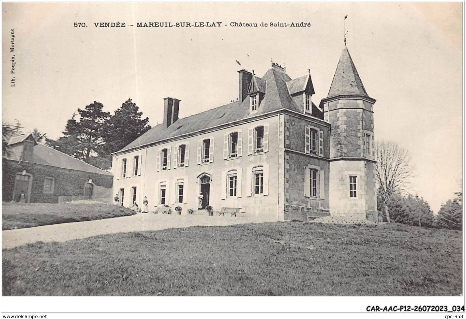 CAR-AACP12-85-1029 - MAREUIL-SUR-LE-LAY - Chateau De Saint-andre - Mareuil Sur Lay Dissais