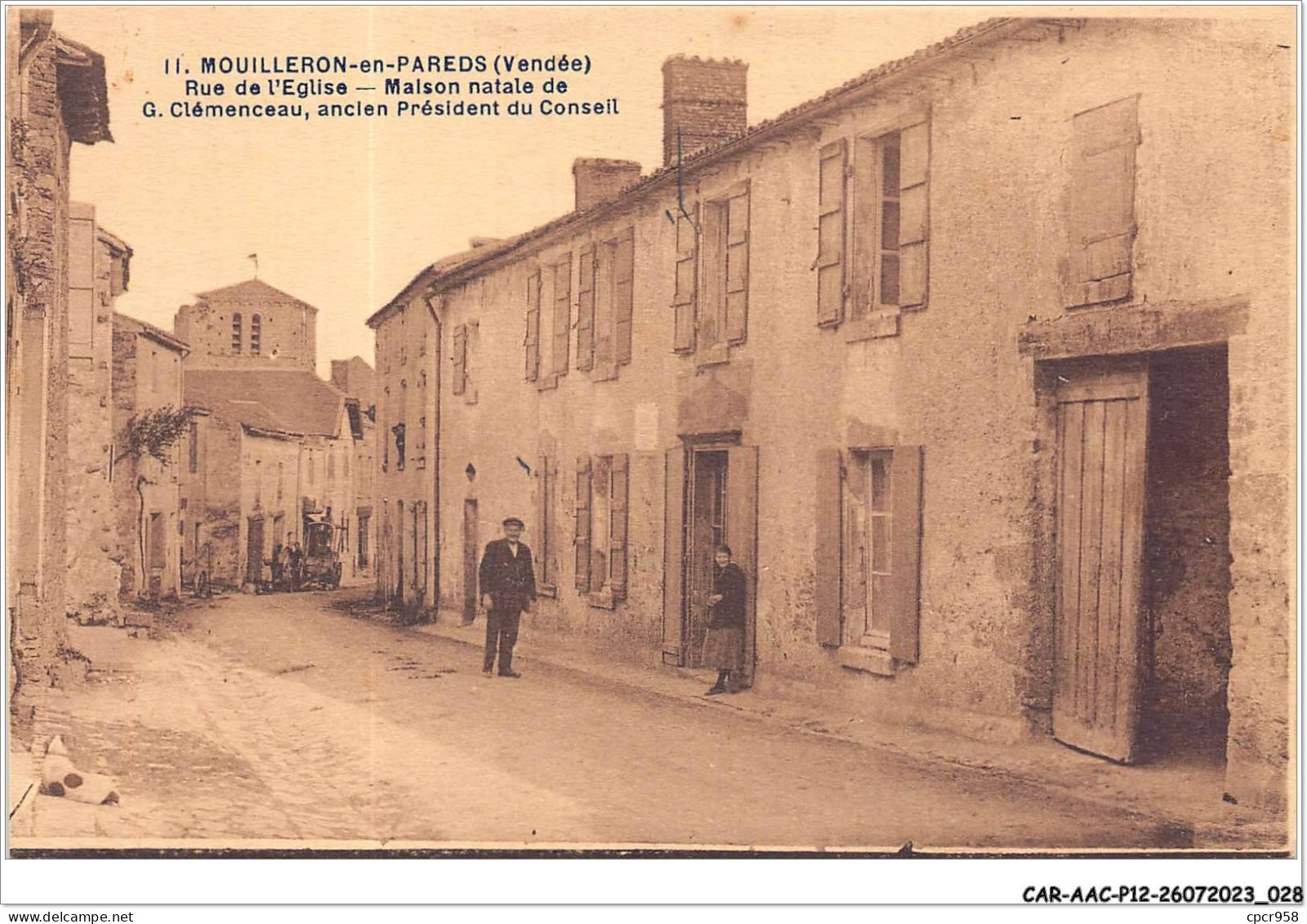 CAR-AACP12-85-1026 - MOUILLERON-EN-PAREDS - Rue De L'eglise - Mouilleron En Pareds