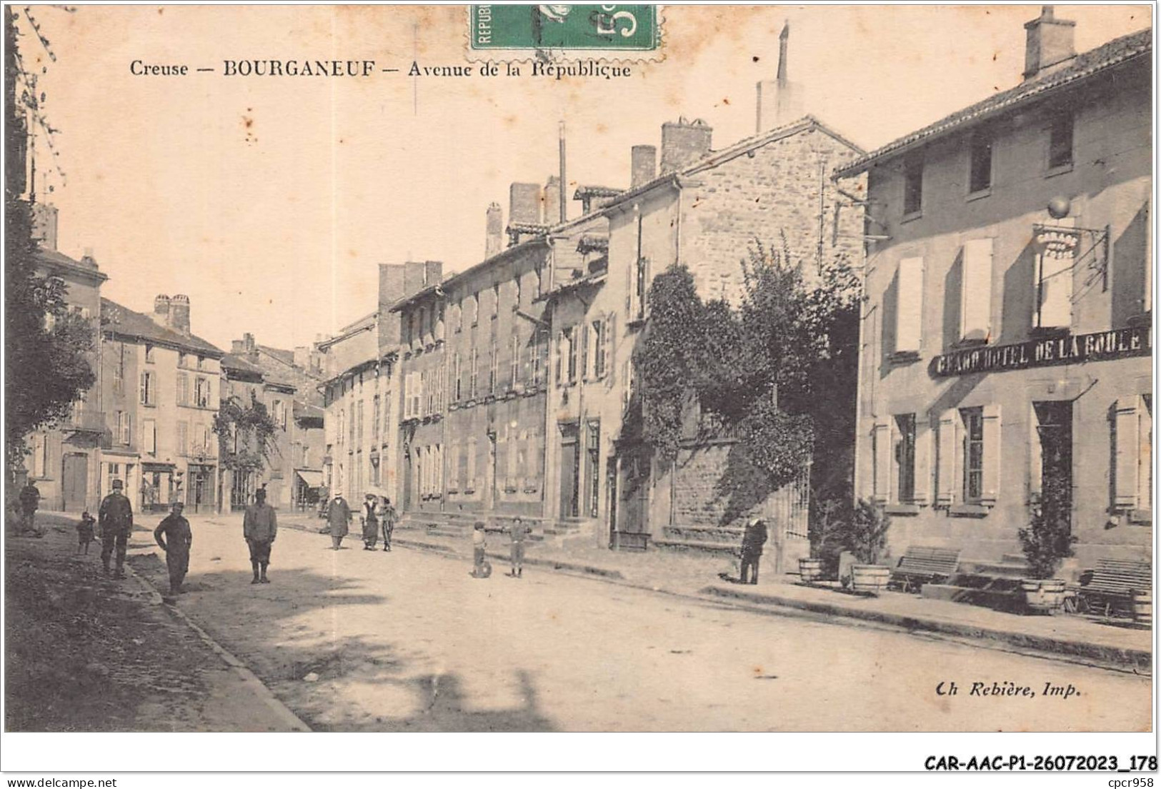 CAR-AACP1-23-0090 -  BOURGANEUF - Avenue De La Republique  - Bourganeuf