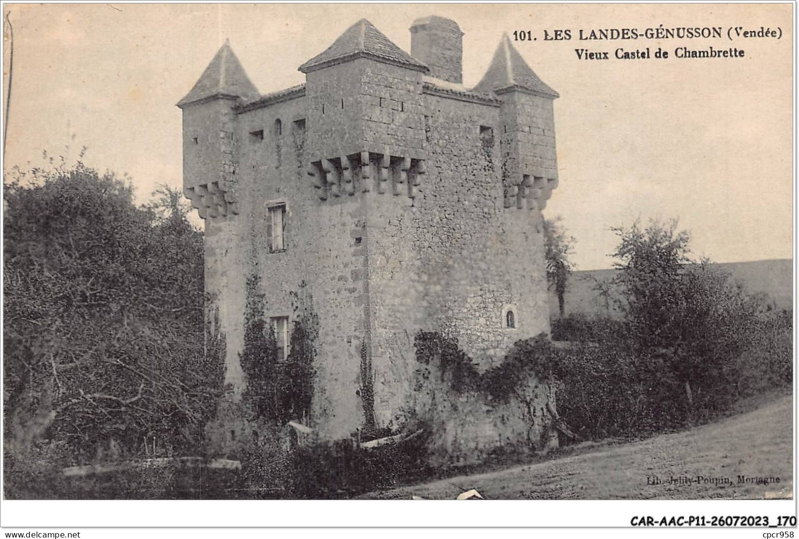 CAR-AACP11-85-1003 - LES LANDES-GENUSSON - Vieux Castel De Chambrette - Other & Unclassified
