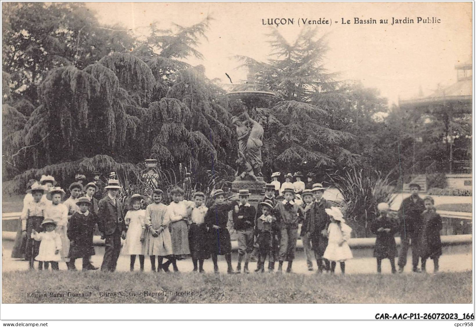 CAR-AACP11-85-1001 - LUCON - Le Bassin Du Jardin Public - Lucon