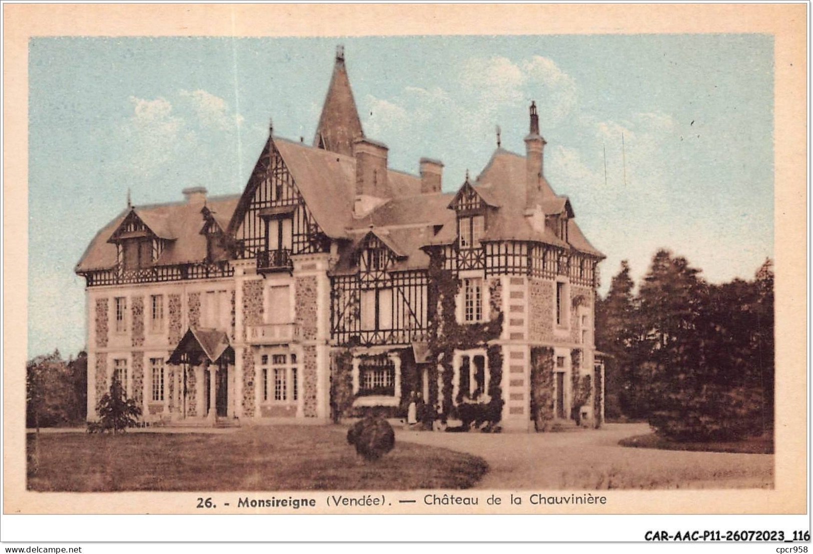 CAR-AACP11-85-0976 - MONSIREIGNE - Chateau De La Chauviniere - Other & Unclassified