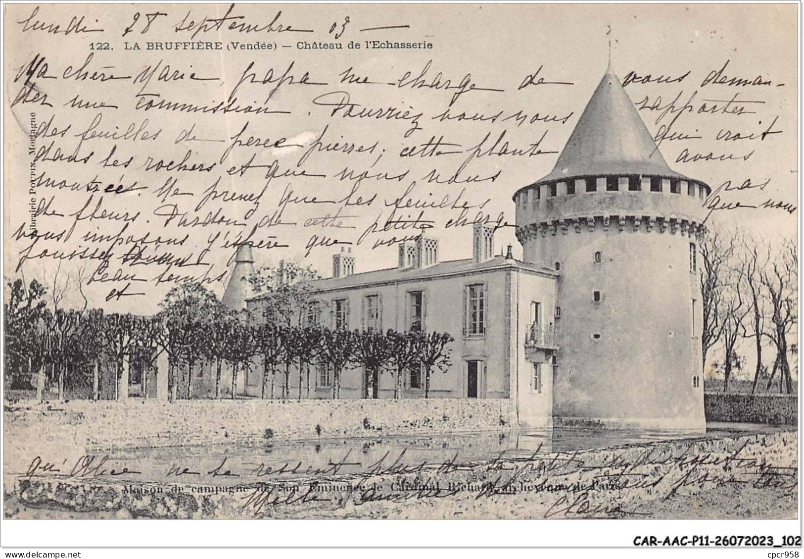 CAR-AACP11-85-0969 - LA BRUFFIERE - Chateau De L'echasserie - Other & Unclassified