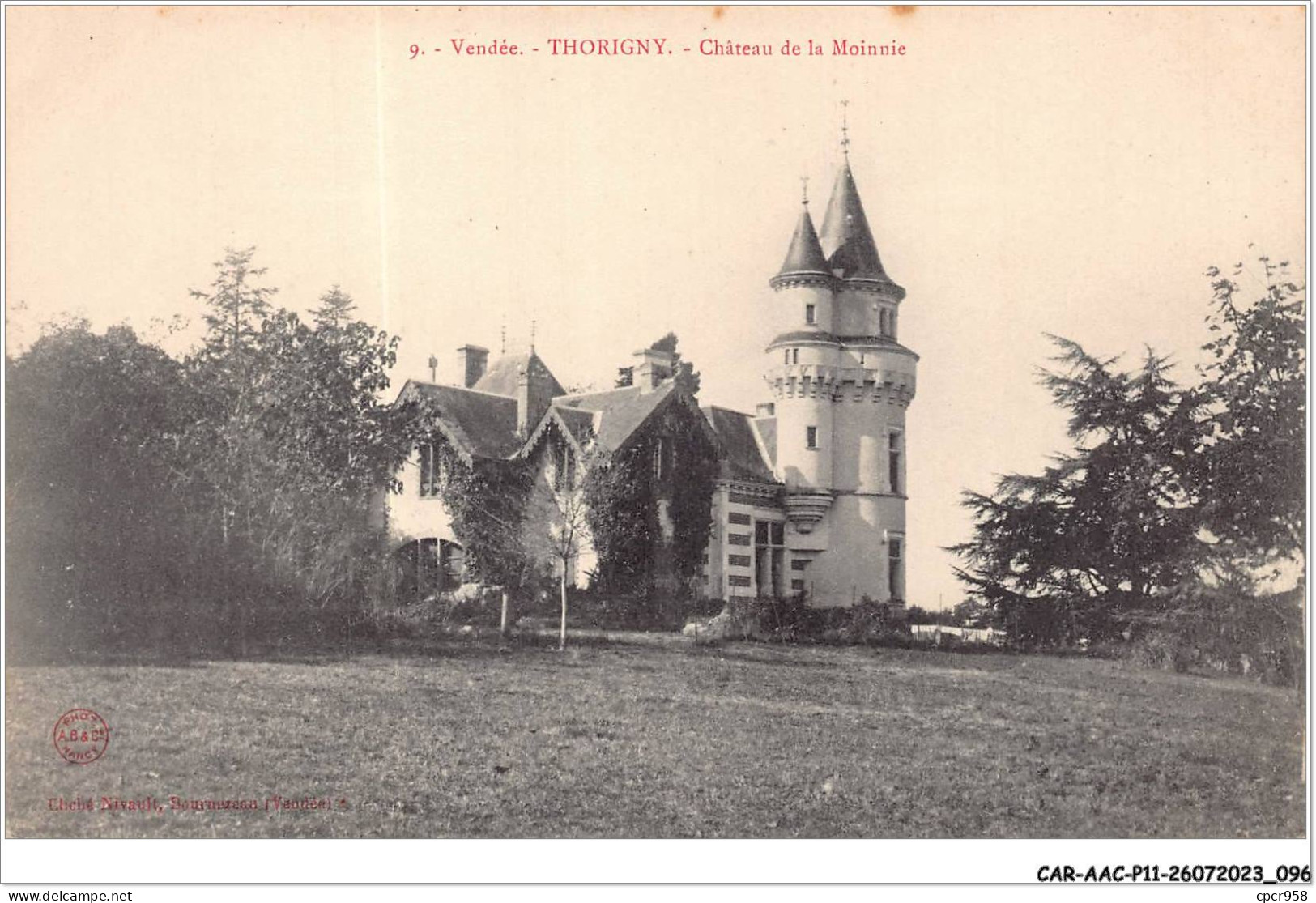 CAR-AACP11-85-0966 - VENDEE - THORIGNY - Chateau De La Moinnie - Other & Unclassified