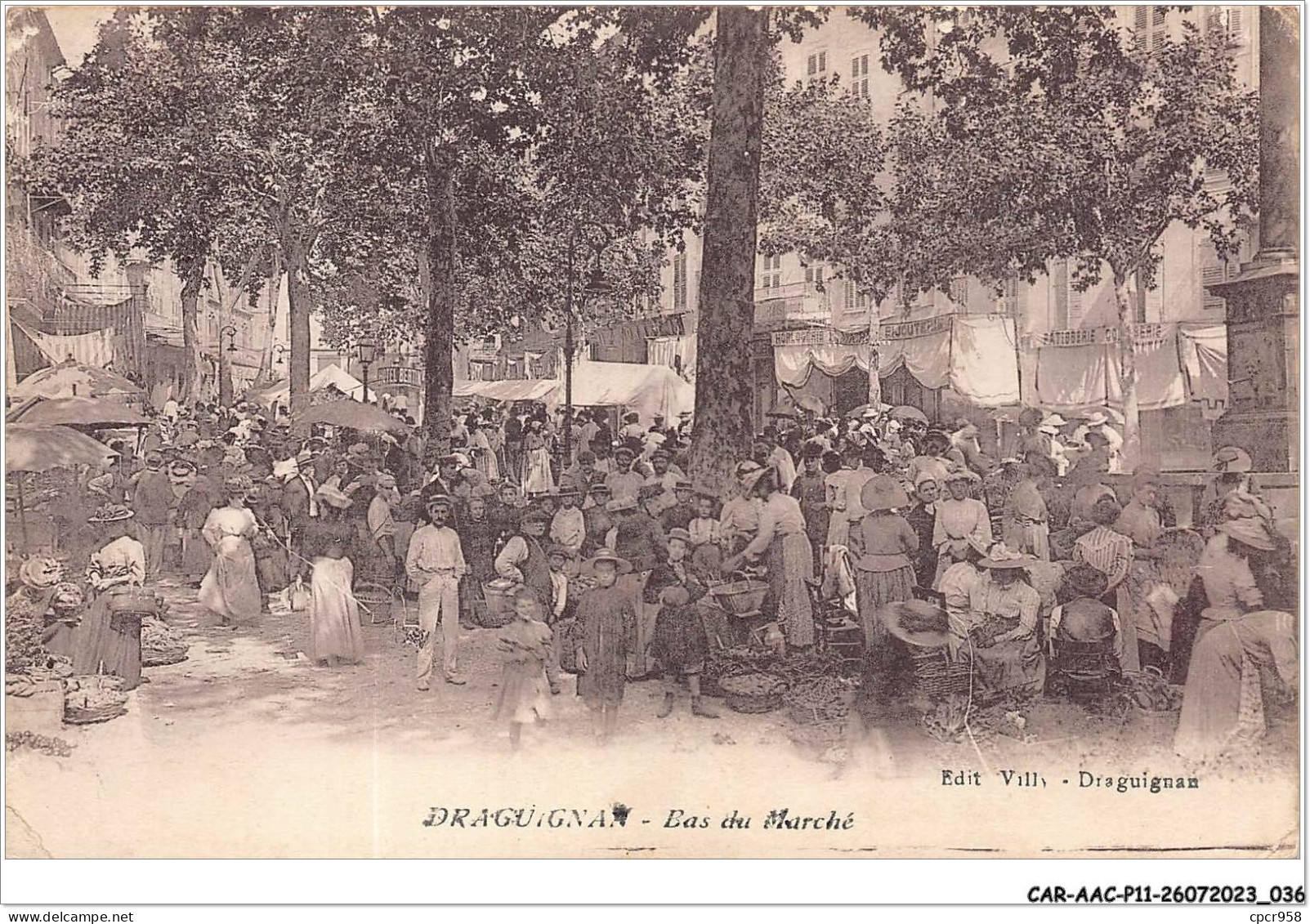 CAR-AACP11-83-0936 - DRAGUIGNAN - Bas Du Marché - Agriculture - Draguignan