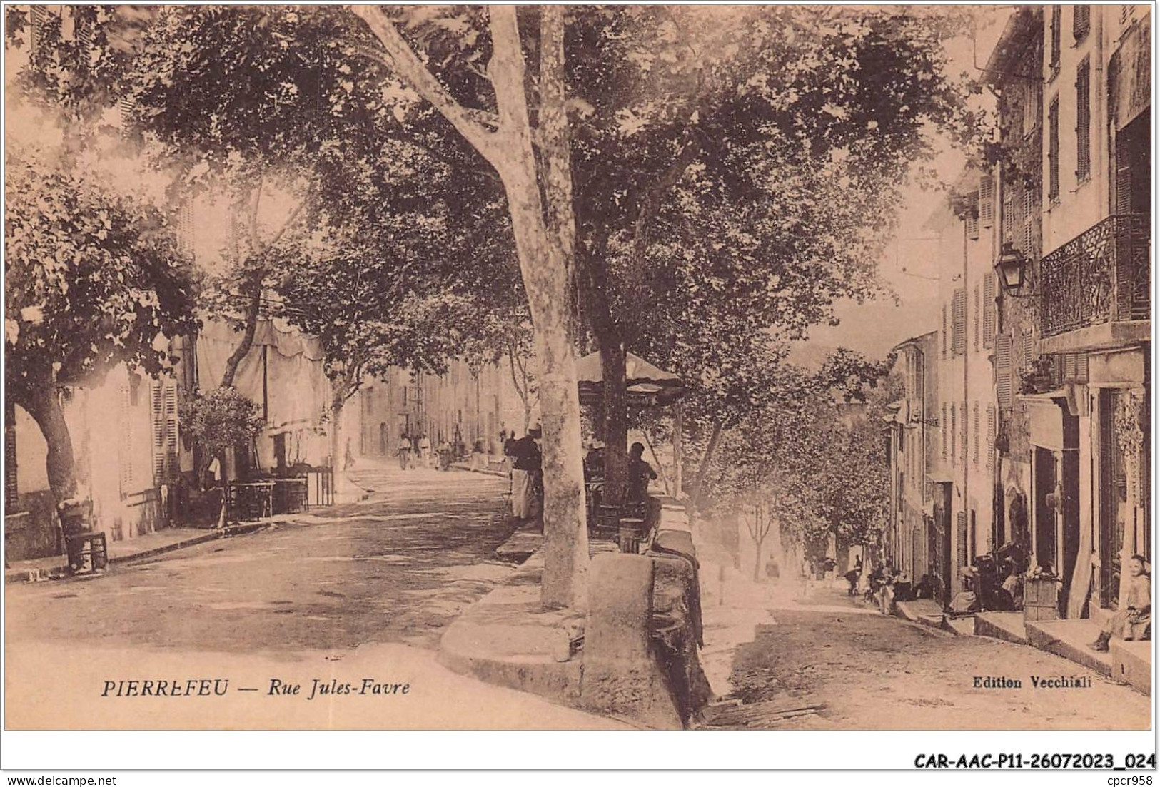 CAR-AACP11-83-0930 - PIERREFEU - Rue Jules Favre - Autres & Non Classés