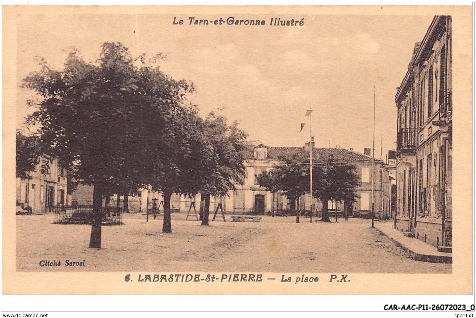 CAR-AACP11-82-0918 - LABASTIDE-SAINT-PIERRE - La Place - Labastide Saint Pierre