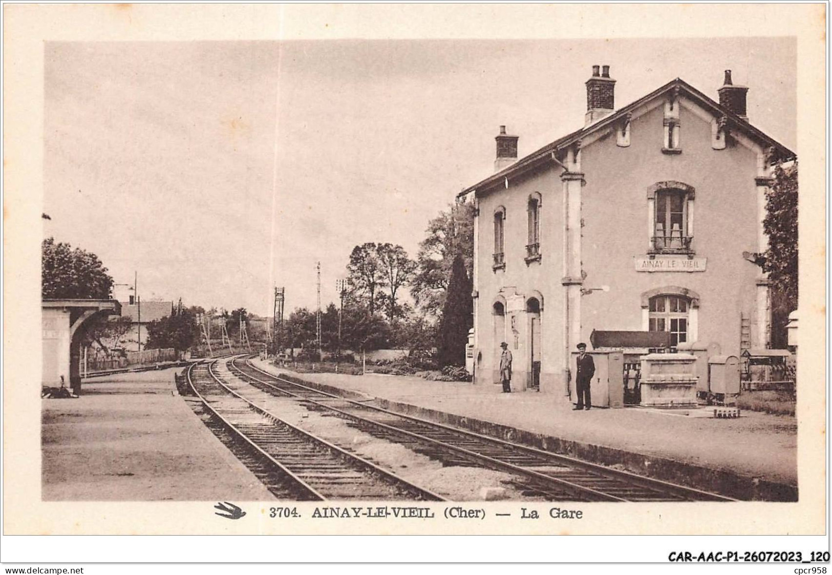 CAR-AACP1-18-0061 - AINAY-LE-VIEL - La Gare  - Ainay-le-Vieil